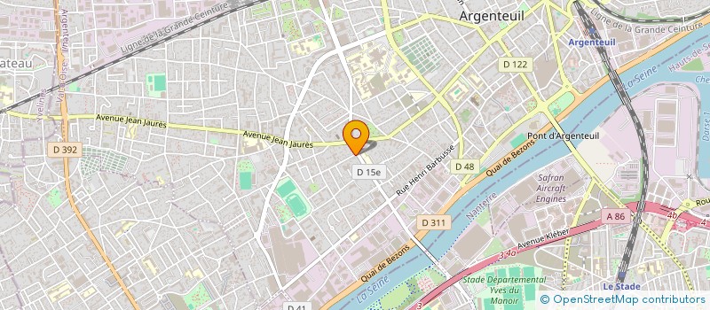 localisation de l'entreprise MONSIEUR AMEZIANE BOUAZIZ  ARGENTEUIL