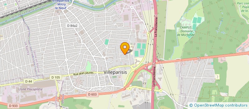 localisation de l'entreprise MONSIEUR AMEZIANE MESSAOUDI  VILLEPARISIS