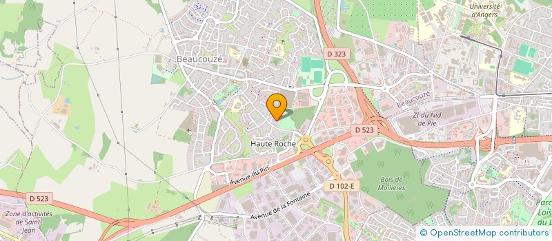 localisation de l'entreprise MONSIEUR AMGAD SAIED à BEAUCOUZE