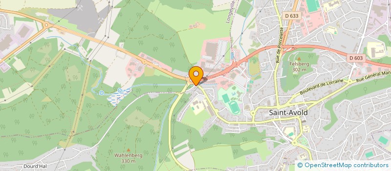 localisation de l'entreprise MONSIEUR AMHAMED DJERMOUNI  SAINT-AVOLD