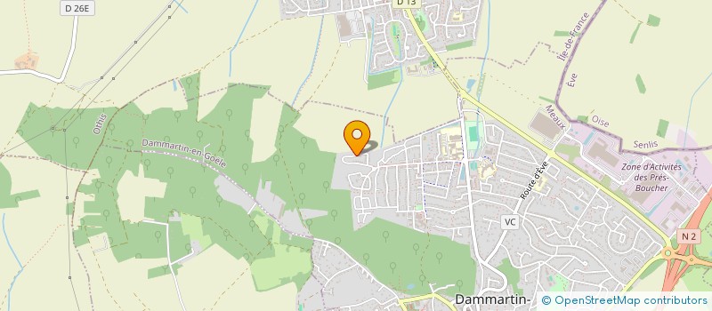 localisation de l'entreprise MONSIEUR AMHED DIAMANT  DAMMARTIN-EN-GOELE