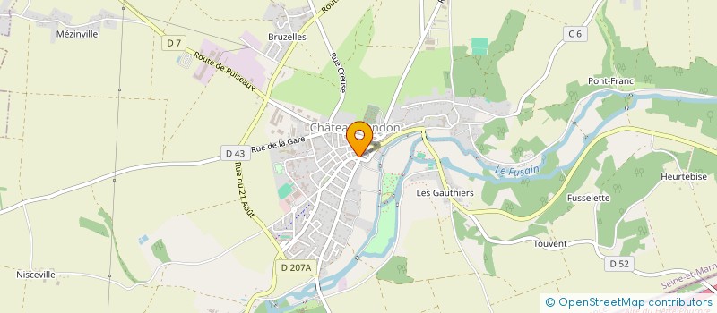 localisation de l'entreprise MONSIEUR AMHIS IDRISS  CHATEAU-LANDON