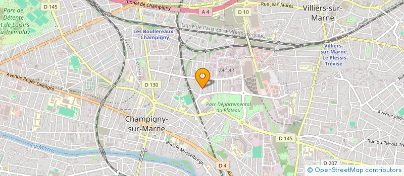 localisation de l'entreprise MONSIEUR AMIDO DJALO à CHAMPIGNY-SUR-MARNE