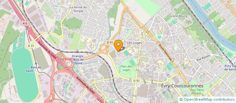 localisation de l'entreprise MONSIEUR AMIDO DJALO  EVRY-COURCOURONNES