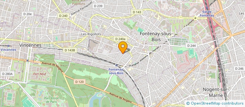 localisation de l'entreprise MONSIEUR AMIEL EMDIN à FONTENAY SOUS BOIS