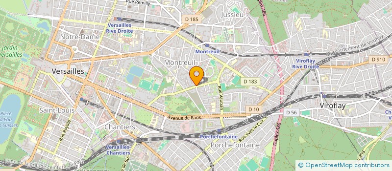 localisation de l'entreprise MONSIEUR AMIIR BEHARRY à VERSAILLES