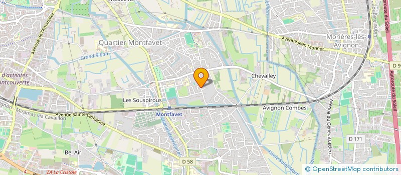 localisation de l'entreprise MONSIEUR AMILCAR DA FONSECA FERREIRA DE LIMA  AVIGNON