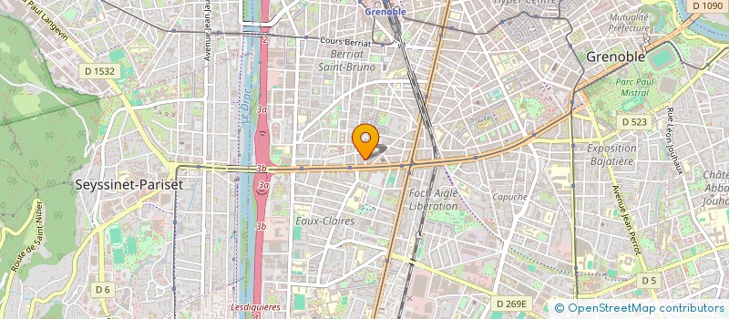 localisation de l'entreprise MONSIEUR AMILCAR DOS SANTOS  GRENOBLE