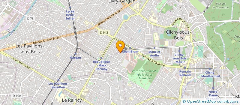 localisation de l'entreprise MONSIEUR AMILCAR FERREIRA à CLICHY-SOUS-BOIS