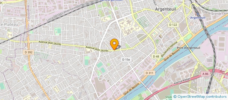 localisation de l'entreprise MONSIEUR AMILCAR PEREIRA DOS SANTOS à ARGENTEUIL