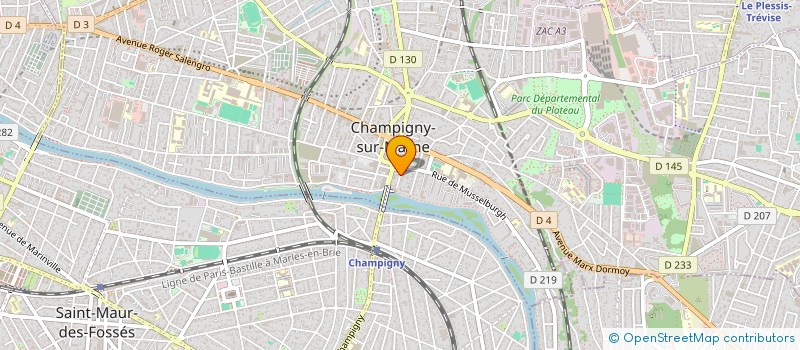 localisation de l'entreprise MONSIEUR AMILCAR SAMORA VARELA FERNANDES à CHAMPIGNY-SUR-MARNE