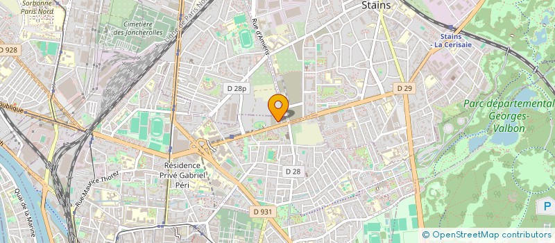 localisation de l'entreprise MONSIEUR AMILKAR OUSMAIL  ALFORTVILLE