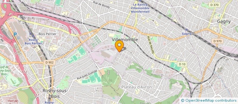 localisation de l'entreprise MONSIEUR AMIN AFFES à VILLEMOMBLE