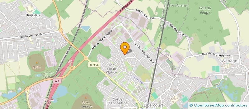 localisation de l'entreprise MONSIEUR AMIN ALLOUCH  LIBERCOURT