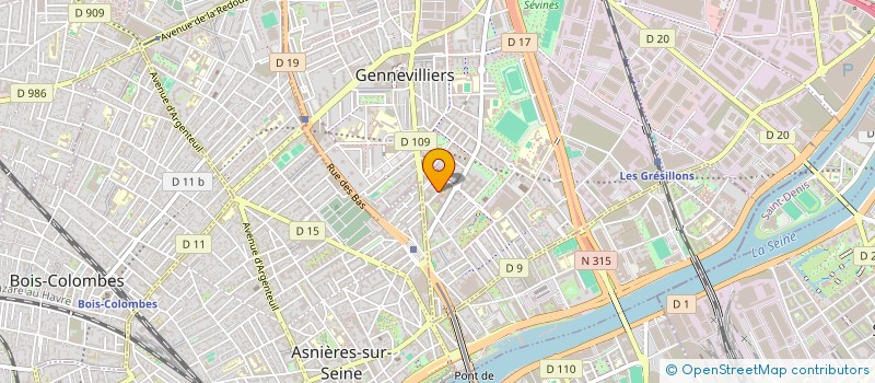 localisation de l'entreprise MONSIEUR AMIN ARIHIR à GENNEVILLIERS