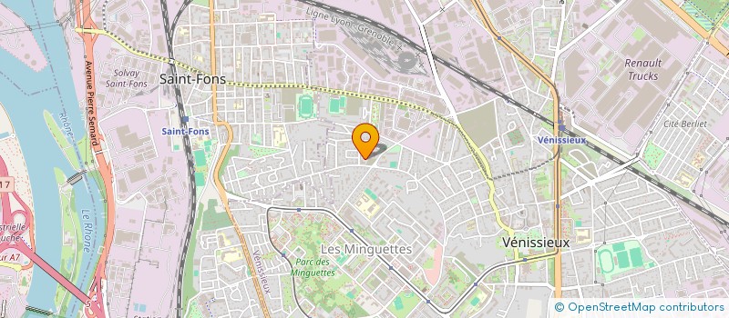 localisation de l'entreprise MONSIEUR AMIN AYADI  VENISSIEUX