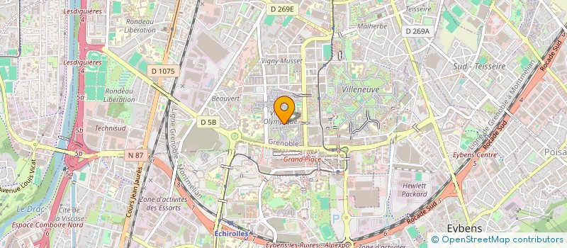 localisation de l'entreprise MONSIEUR AMIN BALBALI  GRENOBLE