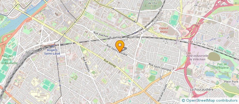 localisation de l'entreprise MONSIEUR AMIN BARKALLAH à ANGERS