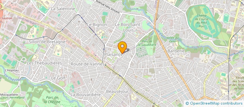 localisation de l'entreprise MONSIEUR AMIN BELHADEF à ORVAULT