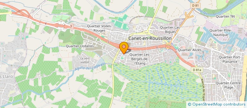 localisation de l'entreprise MONSIEUR AMIN BENFRIHA  CANET-EN-ROUSSILLON