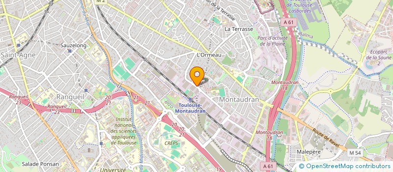 localisation de l'entreprise MONSIEUR AMIN CHAKOUR  TOULOUSE