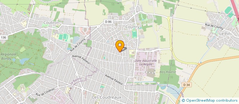 localisation de l'entreprise MONSIEUR AMIN CHIKH à COURTRY