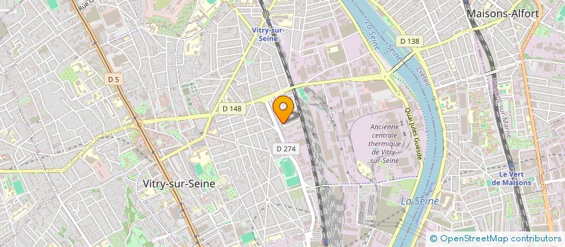 localisation de l'entreprise MONSIEUR AMIN EL HIOUI  VITRY-SUR-SEINE