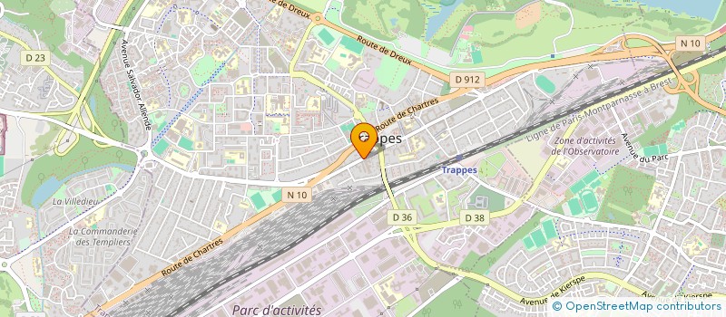 localisation de l'entreprise MONSIEUR AMIN FARIS  TRAPPES