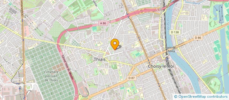 localisation de l'entreprise MONSIEUR AMIN GATTOUT  THIAIS