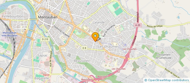 localisation de l'entreprise MONSIEUR AMIN GUL AHMADZAI  MONTAUBAN