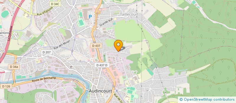 localisation de l'entreprise MONSIEUR AMIN HAJJI  AUDINCOURT