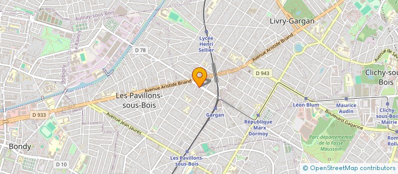 localisation de l'entreprise MONSIEUR AMIN HILMI  LES PAVILLONS-SOUS-BOIS