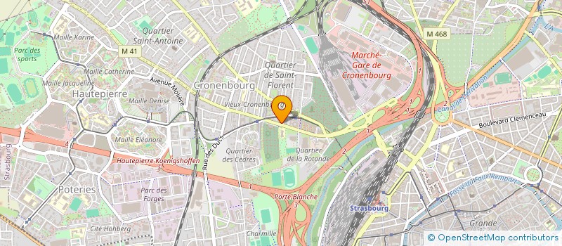 localisation de l'entreprise MONSIEUR AMIN JANATI à STRASBOURG