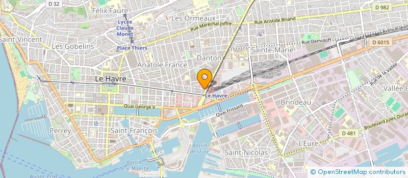 localisation de l'entreprise MONSIEUR AMIN KADRI  LE HAVRE