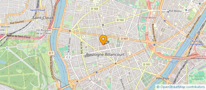 localisation de l'entreprise MONSIEUR AMIN KAMECHI à BOULOGNE-BILLANCOURT
