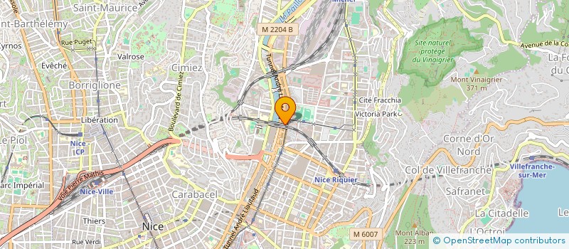 localisation de l'entreprise MONSIEUR AMIN KAOUBI à NICE