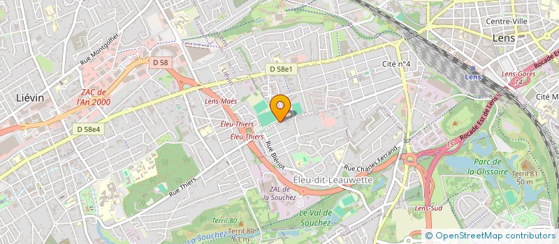 localisation de l'entreprise MONSIEUR AMIN KEBIR  LENS