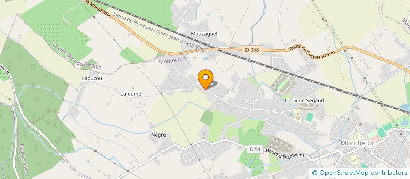 localisation de l'entreprise MONSIEUR AMIN KHAYYATI  MONTBETON