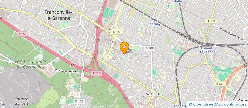 localisation de l'entreprise MONSIEUR AMIN LARBI  SANNOIS