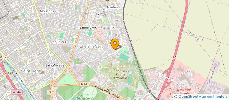 localisation de l'entreprise MONSIEUR AMIN MAHI  REIMS