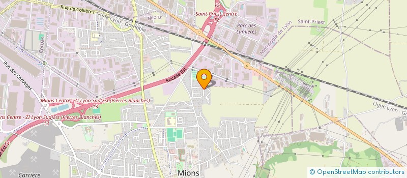 localisation de l'entreprise MONSIEUR AMIN MAKRI  MIONS