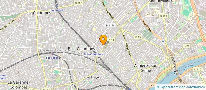 localisation de l'entreprise MONSIEUR AMIN MAROUANI à BOIS-COLOMBES