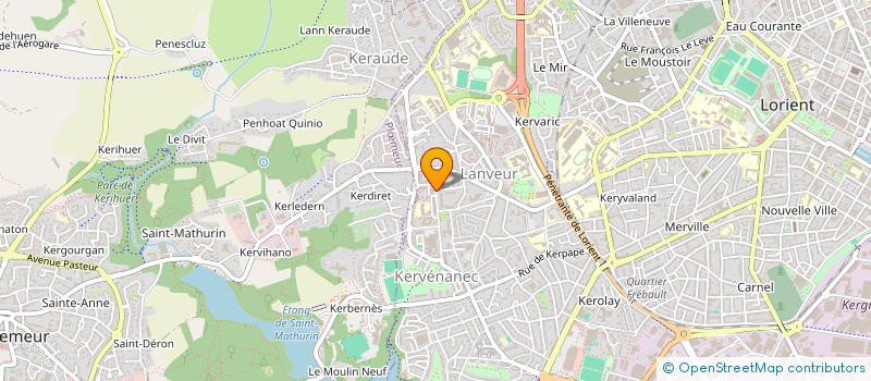 localisation de l'entreprise MONSIEUR AMIN MELLOUK  LORIENT