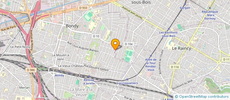 localisation de l'entreprise MONSIEUR AMIN MOULY  BONDY