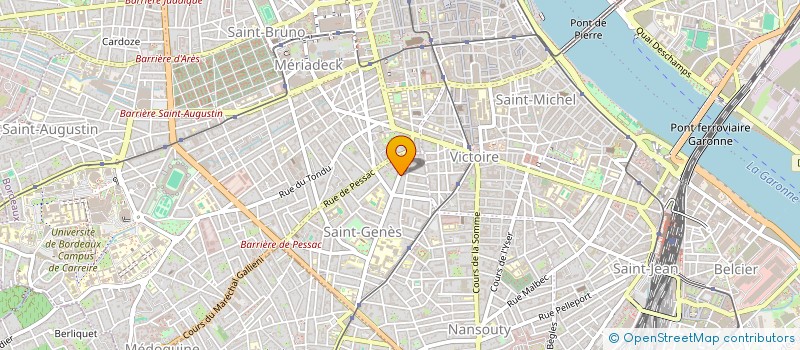 localisation de l'entreprise MONSIEUR AMIN MOUSSADAQ  GUJAN-MESTRAS