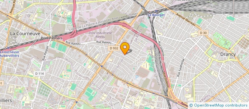 localisation de l'entreprise MONSIEUR AMIN NURUL à LA COURNEUVE