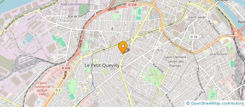 localisation de l'entreprise MONSIEUR AMIN OMER MOHAMED  LE PETIT-QUEVILLY