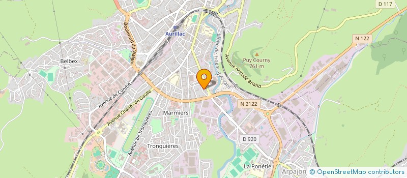 localisation de l'entreprise MONSIEUR AMIN OUAHHABI à AURILLAC