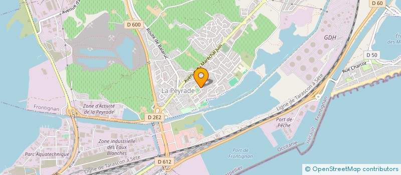 localisation de l'entreprise MONSIEUR AMIN RACI à FRONTIGNAN