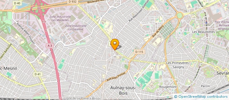 localisation de l'entreprise MONSIEUR AMIN RAMDANE  AULNAY-SOUS-BOIS